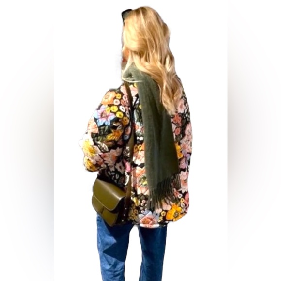 NWOT - Sherpa Lined Floral Boho Quilted Coat - Multicolor - XXL - Picture 2 of 10